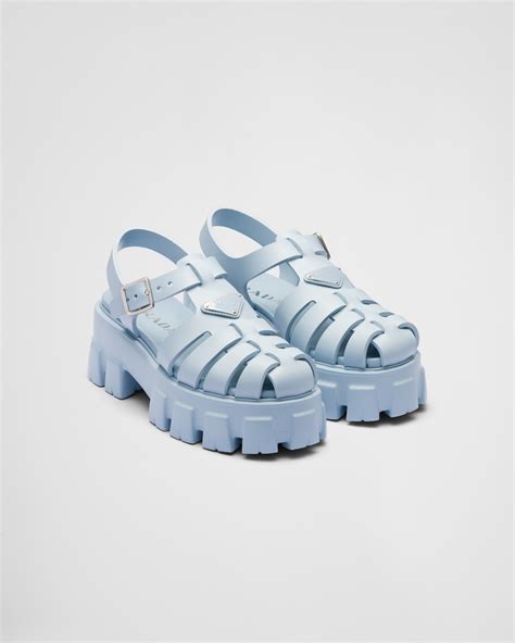 baby blue prada sandals|Prada sandals for sale.